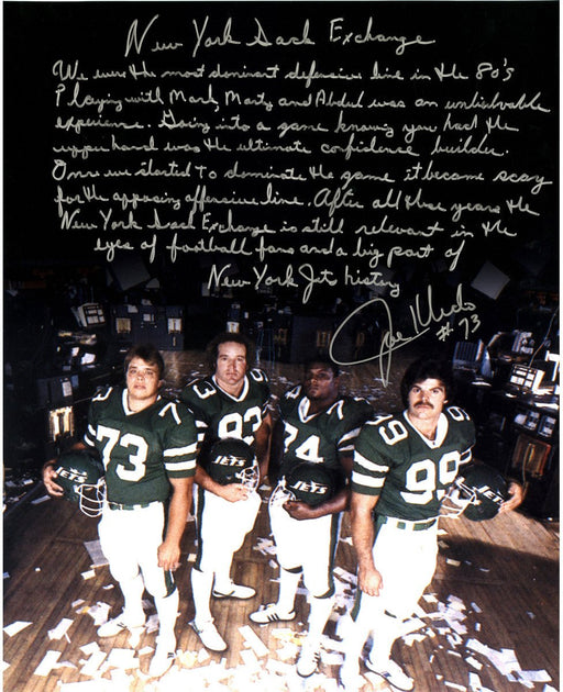 Joe Klecko Signed New York Jets Sack Exchange 16x20 Story Photo