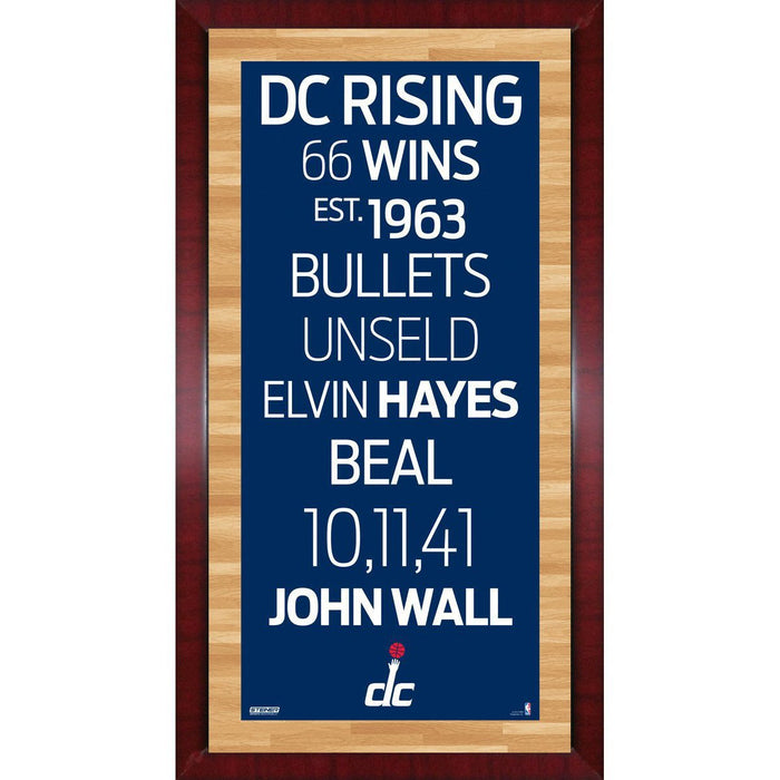 Washington Wizards Subway Sign Wall Art 16x32 Photo