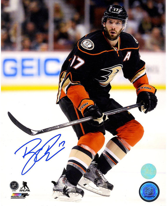 Ryan Kesler Anaheim Ducks Signed Game Action 8x10 Photo  (AJ Sports Auth)