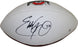 Eddie George Signed Ohio State Buckeyes Jarden White Panel Signature Football