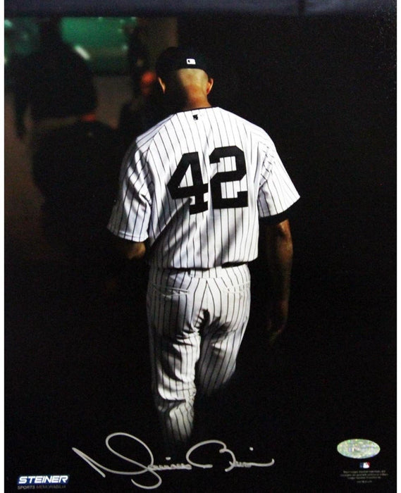 Mariano Rivera Final Exit At Yankee Stadium Signed 8x10 Photo