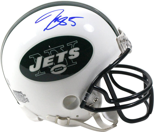 Jeff Cumberland Signed New York Jets Mini Helmet (Signed in Blue)