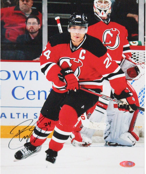 Bryce Salvador New Jersey Devils Signed 8x10 Photo with Stick