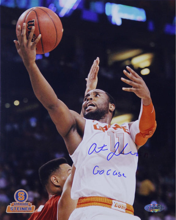 Scoop Jardine Syracuse White Jersey Vertical 8x10 Photo w/ "Go Cuse" Insc.