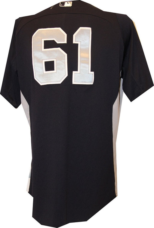 NY Yankees #61 Team Issued Road Practice Jersey  (46) (FJ 609023)