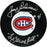 Jean Beliveau Montreal Canadiens Signed Puck w/ "Le Gros Bill" Insc. (AJ Sports Auth)