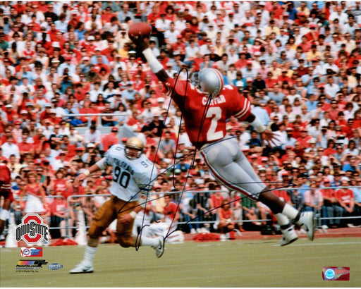 Cris Carter Signed One Handed Catch 16x20 Photo (Getty#109827359)