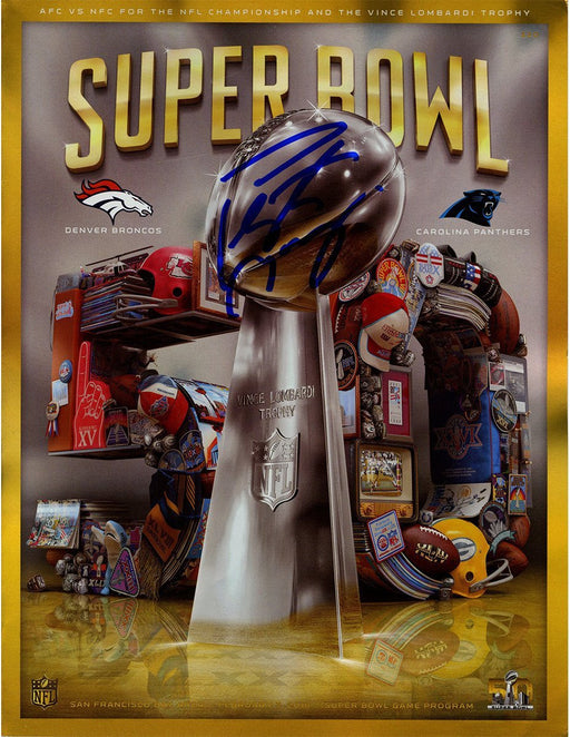 Peyton Manning Signed Super Bowl 50 Program Fanatics/SSM