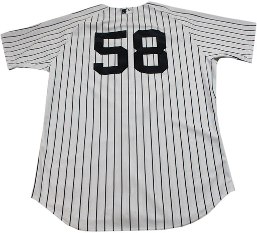 Larry Rothschild Jersey - NY Yankees 2014 Opening Day Game Used #58 Pinstripe Jersey (4/07/2014) (HZ102762)