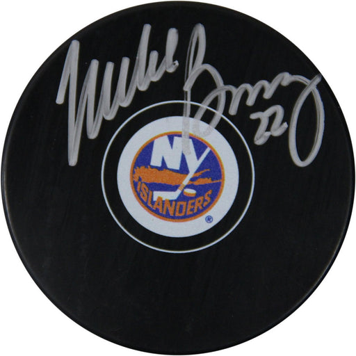 Mike Bossy Signed New York Islanders Puck