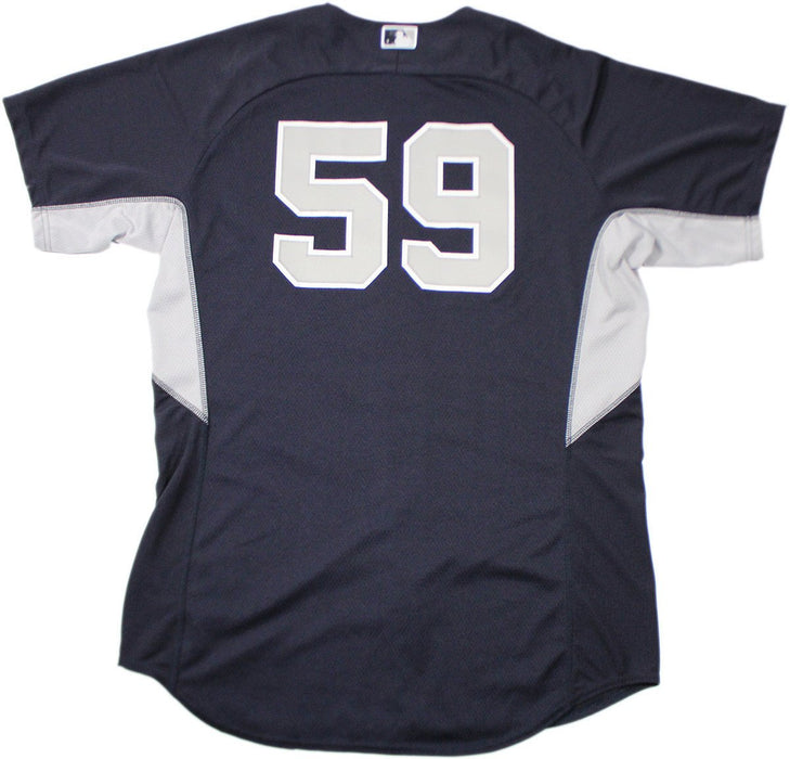 Robert Thomson BP Top - NY Yankees 2014 Season #59 Team Issued Road BP Top (HZ556884)