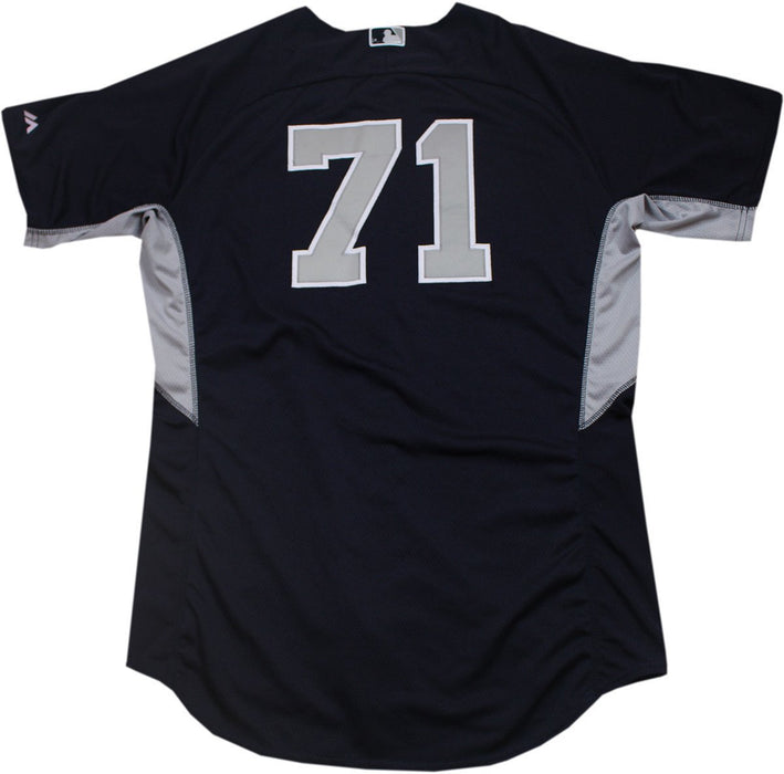 Brian Gordon  Jersey - NY Yankees 2014 Spring Training Game Used#71 Road BP Top (HZ102010) (Size 48)