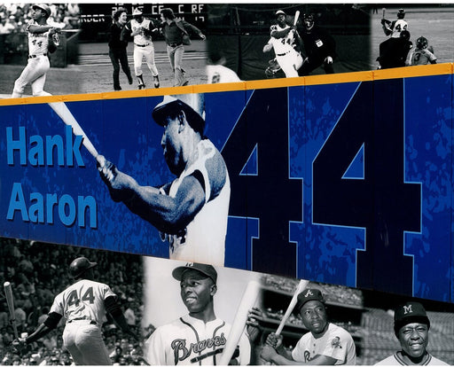 Hank Aaron Career Collage 16x20 Photo uns