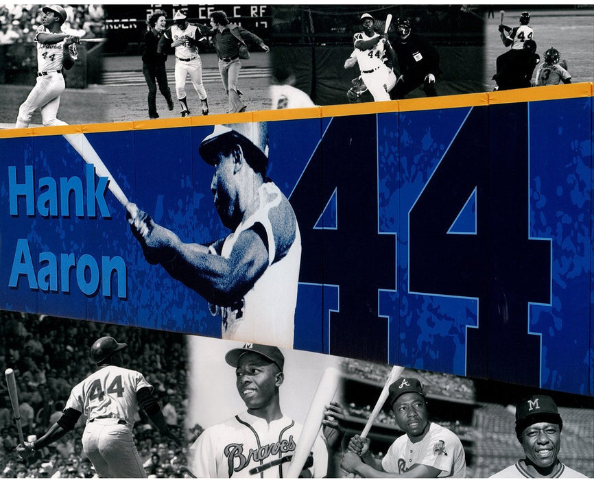 Hank Aaron Career Collage 16x20 Photo uns