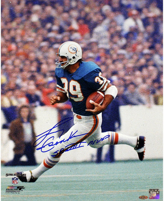 Larry Csonka Signed Dolphins 16x20 Photo w/ "SB VIII MVP" insc