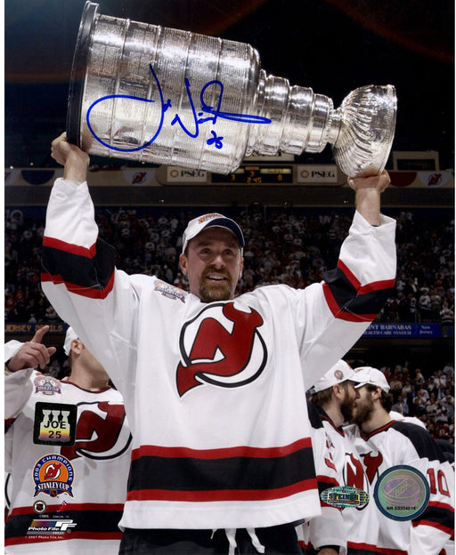 Joe Nieuwendyk Signed 2003 Stanley Cup 8x10 Photo