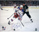 Brandon Dubinsky Rangers White Jersey Controlling The Puck Horizontal 16x20