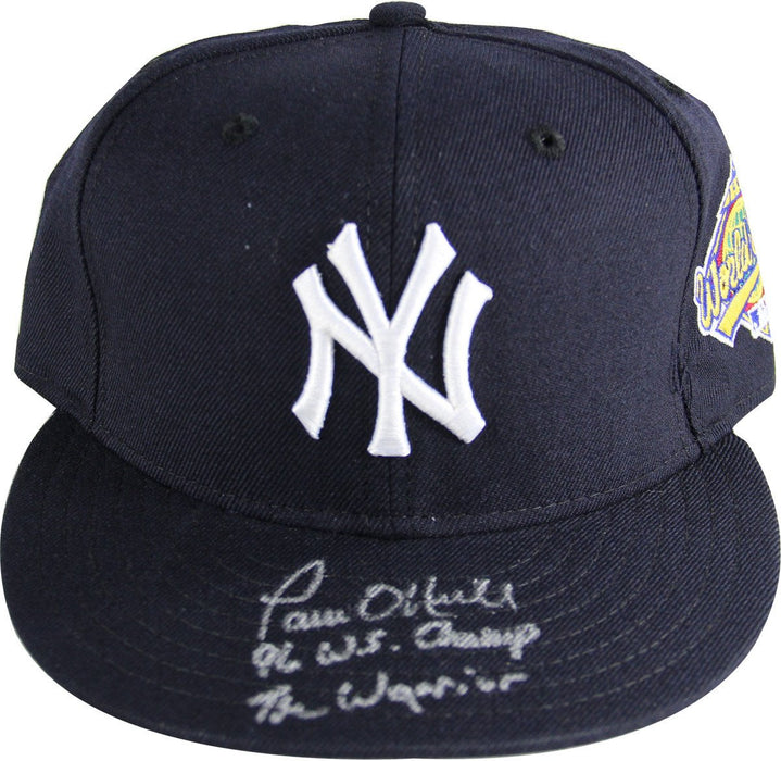 Paul O'Neill Signed New York Yankees Authentic Hat w/ 1996 WS Patch and "96 WS Champs  The Warrior” Insc Size: 7 1/4