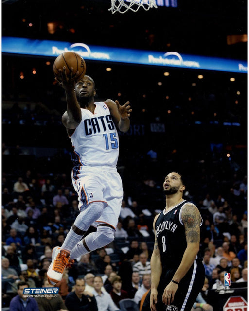 Kemba Walker Charlotte Bobcats Drives to the Basket Against Brooklyn Nets 8x10 Photo Uns (Getty #163276117)