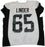 Brandon Linder Jersey - Brandon Linder #65 2015 White / Black Practice Jersey