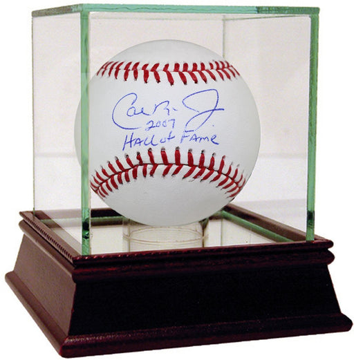 Cal Ripken Jr Signed OMLB Baseball w/ HOF 2007 Insc JSA COA