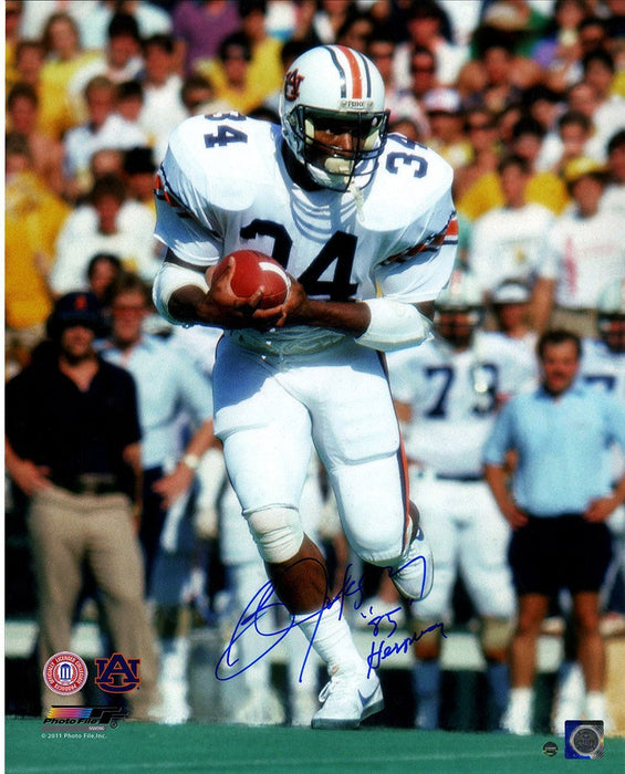 Bo Jackson Signed Auburn Running Vertical 16x20 Photo w/ 85 Heisman Insc