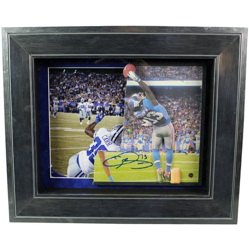 Odell Beckham Jr. Signed One Handed Catch 10x14 3D Print Art - Broken/Imperfect