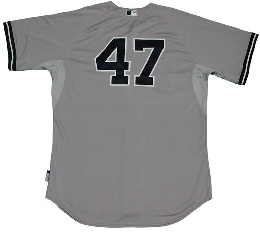 Ivan Nova Jersey - NY Yankees 2015 Game Used #47 Grey Cool Base Jersey (7/27/2015)(HZ920891)(0000005523)(Size 50)