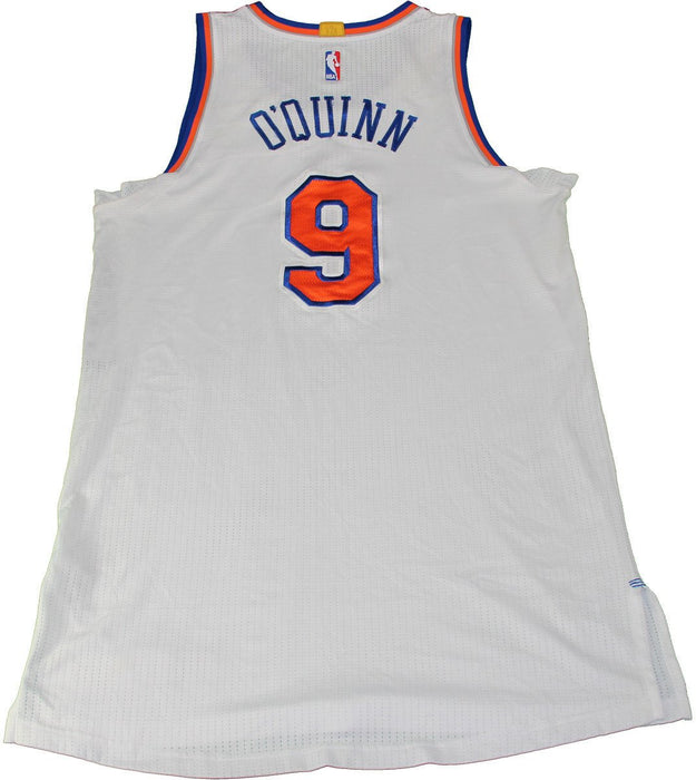 Kyle O'Quinn New York Knicks 2015-16 Game Used #9 White Jersey (12/16/2015 vs. Minnesota Timberwolves) (3XL) (NKN04952)