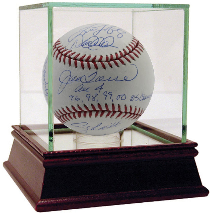 New York Yankee Dynasty 11 Signature MLB Baseball w/ All 4 96 98 99 00 WS Champs Insc by Joe Torre LE/48 MLB Auth