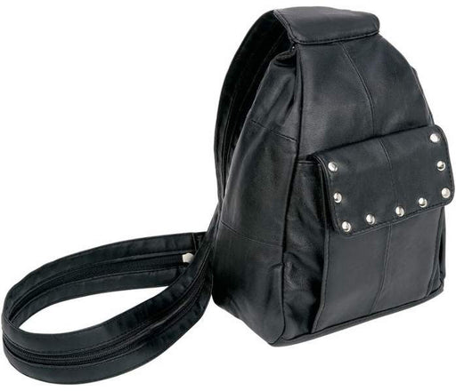 Genuine Solid Leather Biker Purse