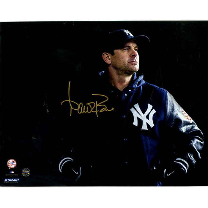 Aaron Boone Signed New York Yankees Dugout 8x10 Photo