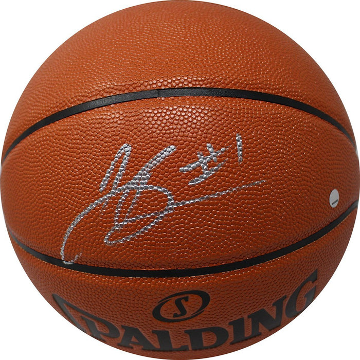 Jalen Brunson Signed Spalding NBA Indoor/Outdoor Full Size Basketball