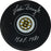 Johnny Bucyk Autographed Bruins Puck w/ "HOF 1981" Insc (SSM)