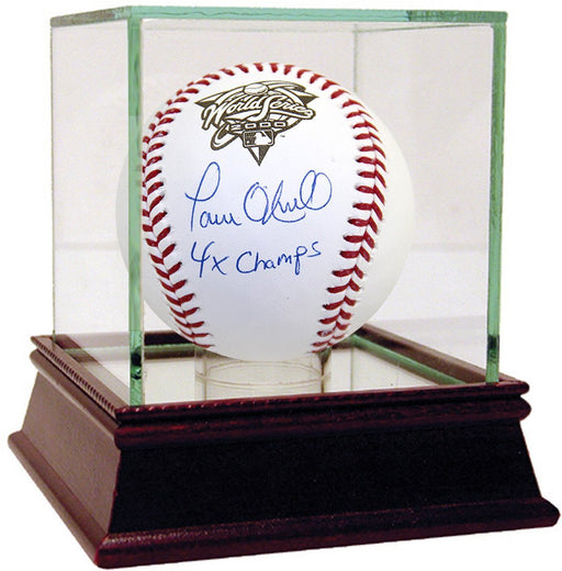 Paul ONeill Signed 2000 World Series Baseball w/ 4x Champs Insc