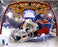 Henrik Lundqvist Signed Glove Save In Net View 16x20 Metallic Photo (Signed in Blue)