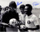 Pele & Joe Namath Dual Signed B&W 16x20 Photo