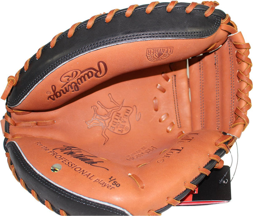 Jorge Posada Signed Rawlings Embroidered Catchers Glove (LE/50) (Signed in Black)