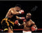Evander Holyfield right punch against Ray Mercer Signed 16x20 Photo