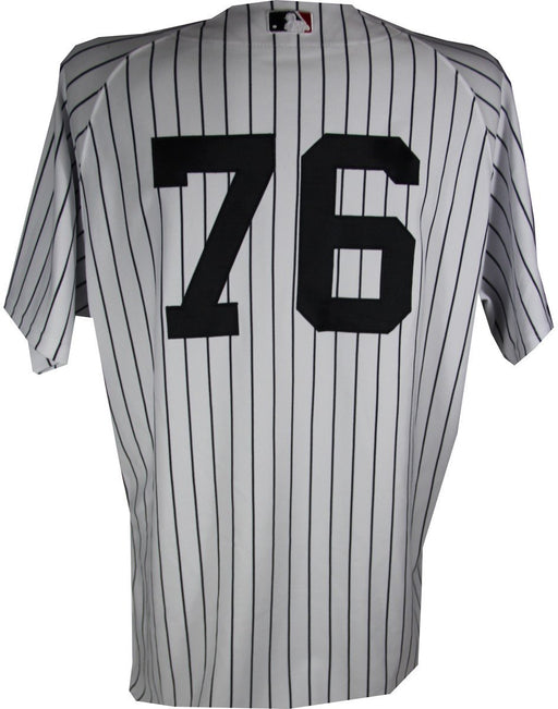 Cesar Cabral Jersey - NY Yankees 2012 Spring Training Opening Day Game Used #76 Pinstripe Jersey (EK004353) (0000000068) (48)