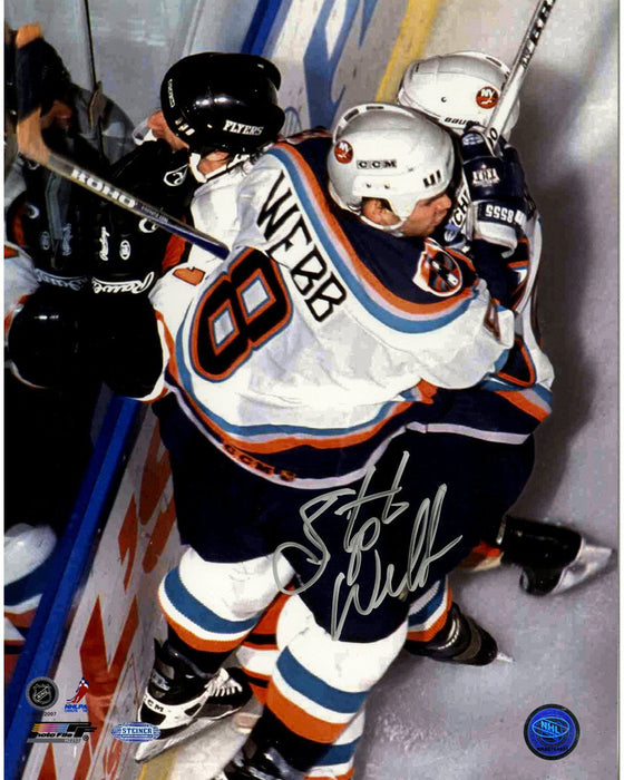 Steve Webb Overhead Hit vs Flyers 11x14 Photo