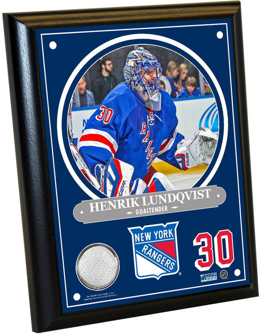 Henrik Lundqvist 8x10 Player Plaque w/ Game Used Uniform