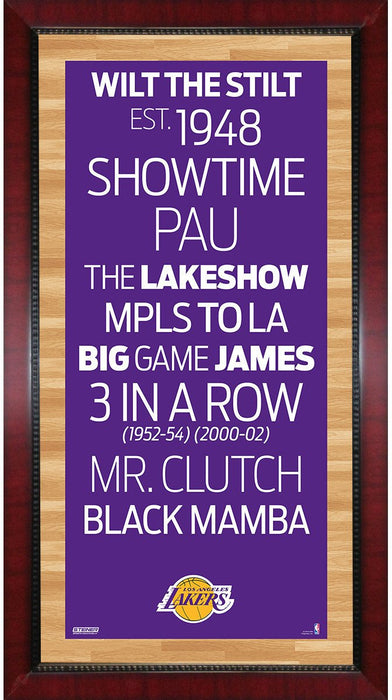 Los Angeles Lakers Subway Sign 16x32 Wall Art