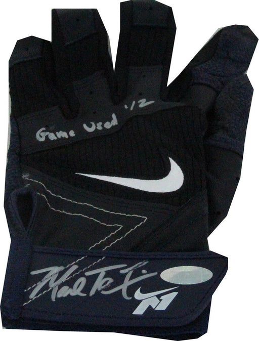 Mark Teixeira Signed Blue/Black Game Used Batting Glove (Pair)