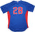 Jeff Baker Jersey - cubs 2011 Game Worn #28 Spring Training Road Blue jersey(48)