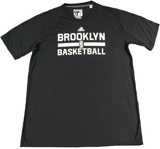 Bojan Bogdanovic Brooklyn Nets 2015-2016 Game Used #44 Black ‘Brooklyn Basketball’ Short Sleeve Warm Up Shirt (XL)