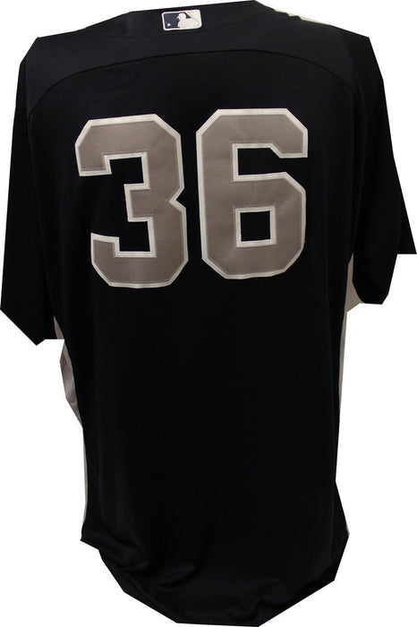 NY Yankees #36 Team Issued Road Blue Practice Jersey  (54) (FJ864799)