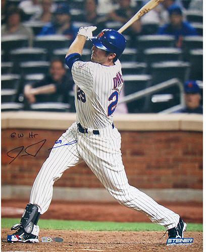 Ike Davis Home pins. Jersey Batting Vertical 16X20 Photo w/GW HR Insc.(MLB Auth)