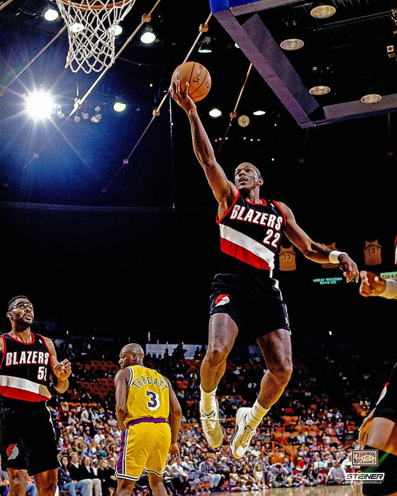 Clyde Drexler Portland Trail Blazers Layup 8x10 Photo (Getty #2705446)