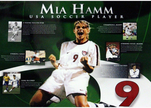 Mia Hamm Timeline 16x20 Photo uns